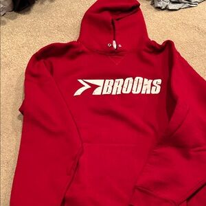 Russell Athletic Red Hoodie with White Print
